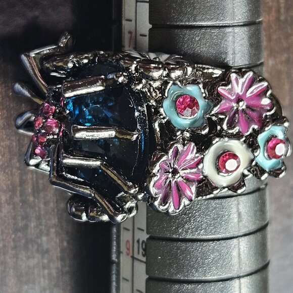 🕷️💐Spider / Floral Ring GORGEOUS - NWOT💐🕷️ - Picture 3 of 16